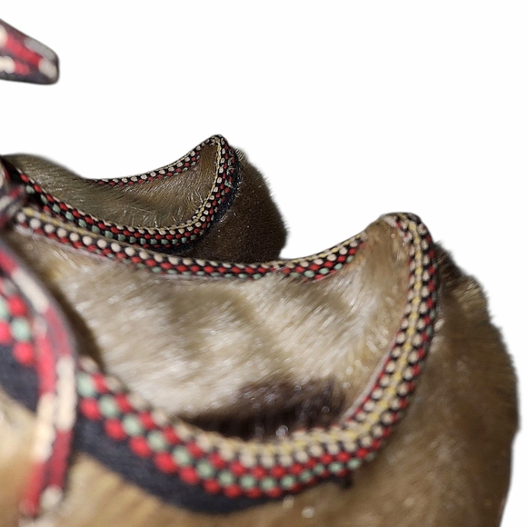 Norwegian Finnish Sámi Reindeer Hide Winter Nutukas Finnesko Boots 9 9.5 40 EXC - Picture 6 of 12